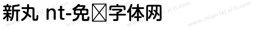 新丸 nt字体转换